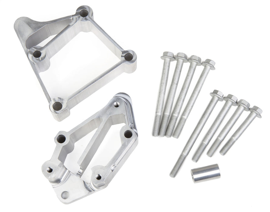 Holley 21-3P Accessory Drive Bracket; Polished; GM LS; For Use w/Long Belt Alignment; - Truck Part Superstore