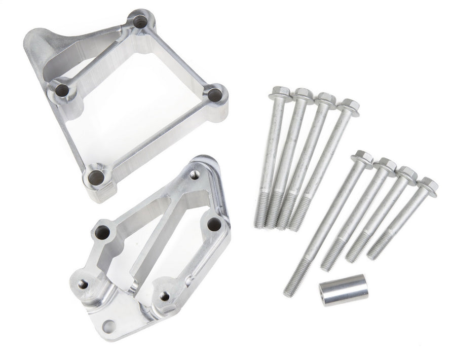 Holley 21-3P Accessory Drive Bracket; Polished; GM LS; For Use w/Long Belt Alignment; - Truck Part Superstore