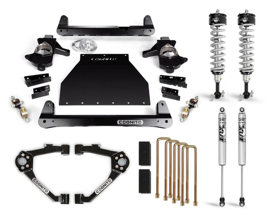Cognito Motorsports Truck 210-P0958 Cognito 4-Inch Performance Lift Kit With Fox PS IFP 2.0 Shocks for 07-18 Silverado/Sierra 1500 2WD/4WD With OEM Cast Steel Control Arms - Truck Part Superstore