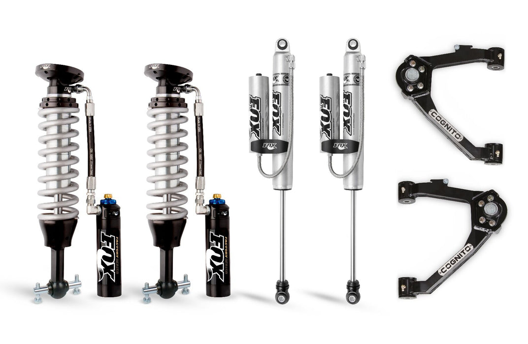 Cognito Motorsports Truck 210-P1013 Cognito 3-Inch Elite Leveling Kit with Fox FSRR Shocks for 14-18 Silverado/Sierra 1500 2WD/4WD With OEM Cast Aluminum/Stamped Steel Control Arms - Truck Part Superstore