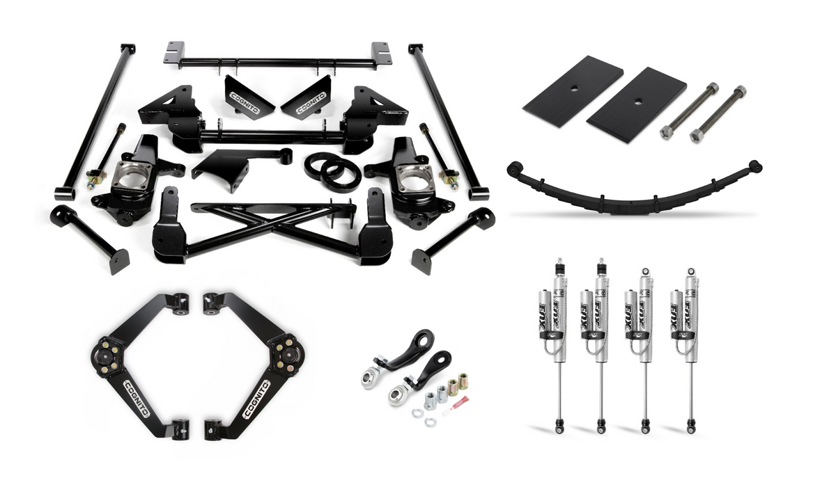 Cognito Motorsports Truck 210-P1142 Cognito 7-Inch Premier Lift Kit With Fox 2.0 PSRR Shocks For 1-13 2500 Suburban/2500 Yukon XL 2WD/4WD - Truck Part Superstore