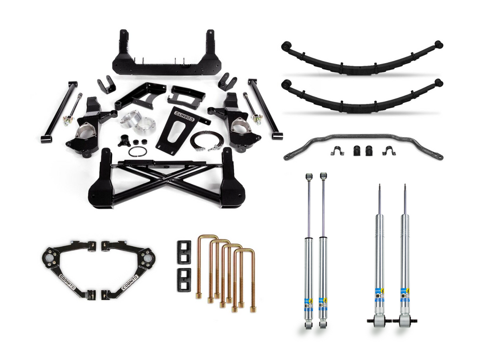 Cognito Motorsports Truck 210-P1147 Cognito 12-Inch Performance Lift Kit with Bilstein 5100 Series Shocks For 14-18 Silverado/Sierra 1500 2WD/4WD With OEM Stamped Steel/Cast Aluminum Control Arms - Truck Part Superstore