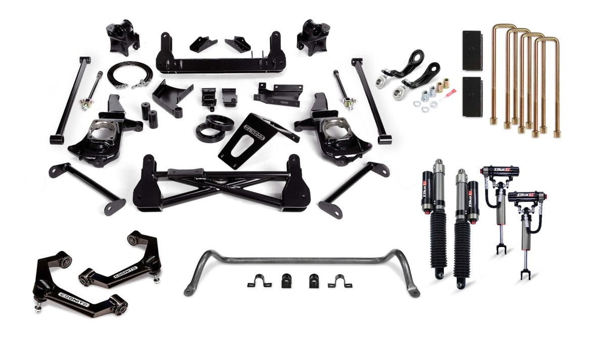Cognito Motorsports Truck 210-P1174 7-Inch Premier Lift Kit with Elka 2.5 Shocks for 11-19 Silverado/Sierra 2500/3500 2WD/4WD Cognito Motorsports Truck - Truck Part Superstore