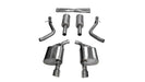 Corsa Performance 21004 Charger Cat Back Exhaust 17-18 Dodge Charger 5.7L V8 4.5 Inch Polished Tip Extreme Sound Corsa Performance - Truck Part Superstore