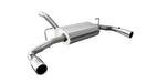 Corsa Performance 21016 Jeep JL Axle Back Exhaust 2.5 Inch Dual Rear Exit W/Rolled 3.5 Inch Tips 18 Wrangler JL Touring Polished db By Corsa - Truck Part Superstore