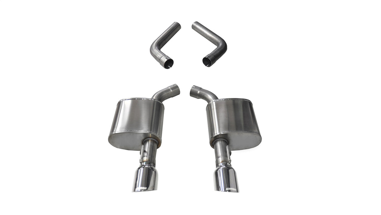 Corsa Performance 21019 4.5 Inch Axle-Back Dual Rear Exit 15-18 Charger 6.4L with Polished Pro-Series Tips Corsa Performance - Truck Part Superstore