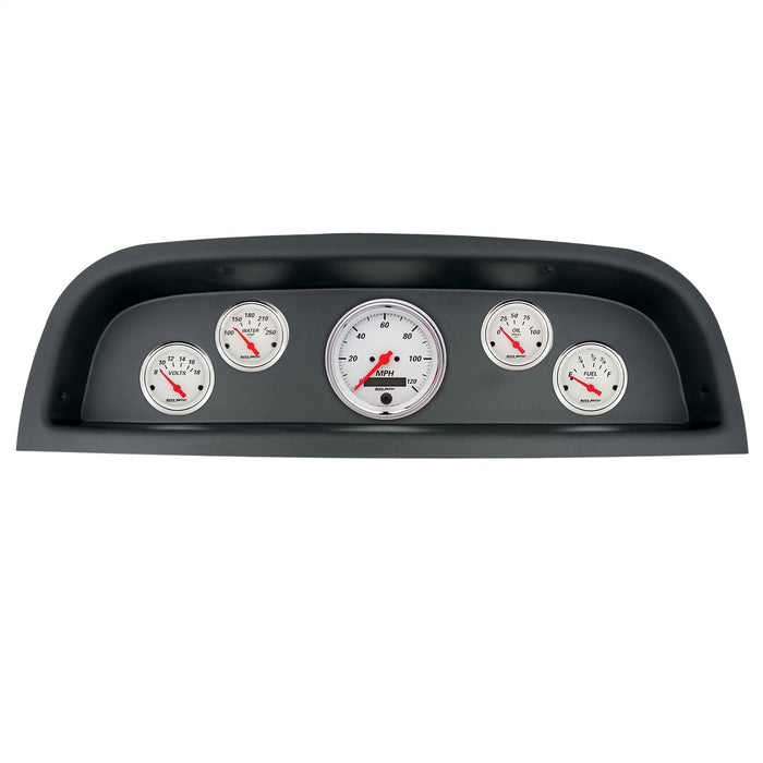 AutoMeter 2102-03 DIRECT FIT DASH KIT; (3 3/8in. X1; 2 1/16in. X4); CHEVROLET TRUCK 60-63; ARCTIC - Truck Part Superstore