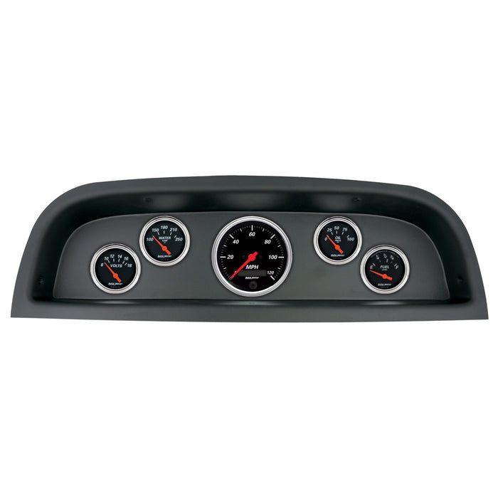 AutoMeter 2102-06 DIRECT FIT DASH KIT; (3 3/8in. X1; 2 1/16in. X4); CHEVROLET TRUCK 60-63; DESIGNE - Truck Part Superstore