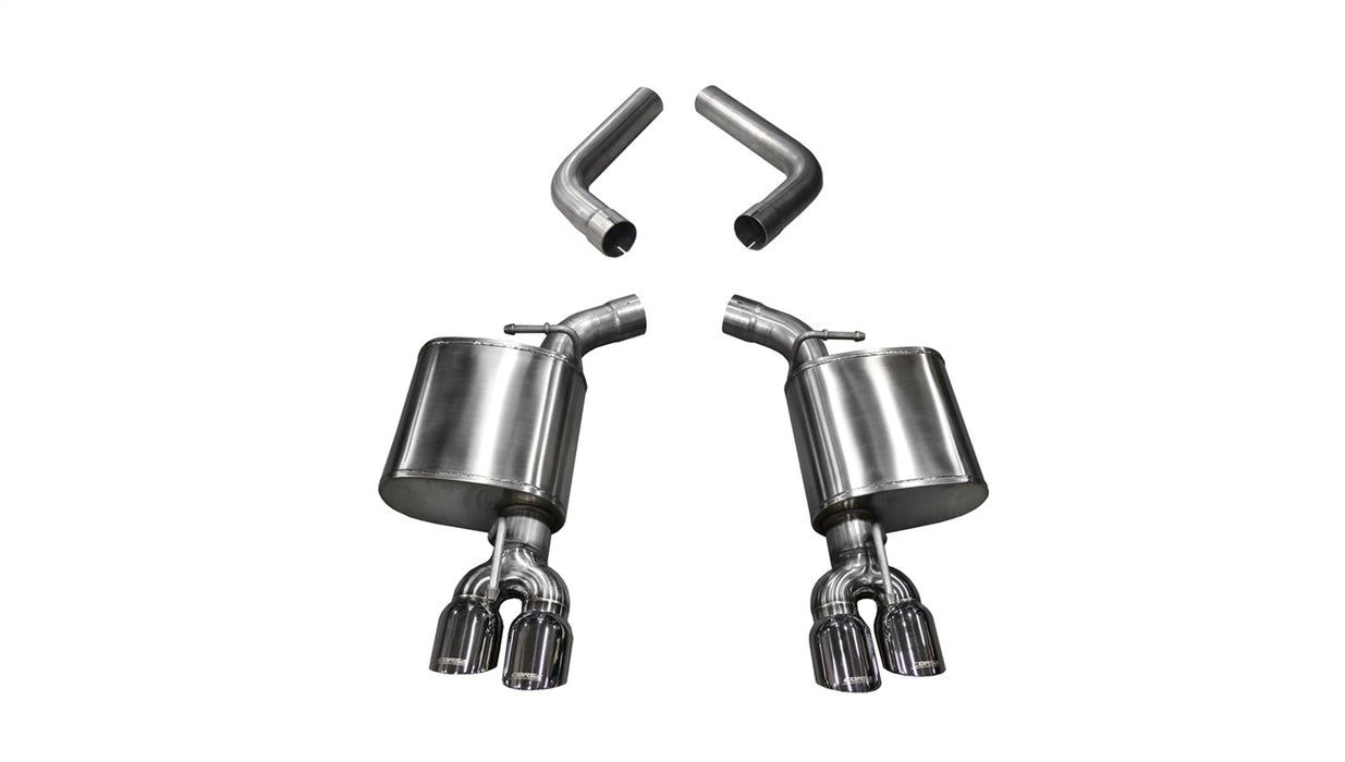 Corsa Performance 21020 3.5 Inch Axle-Back Dual Side Exit 15-18 Challanger with Polished Pro-Series Tips Corsa Performance - Truck Part Superstore