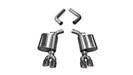 Corsa Performance 21020 3.5 Inch Axle-Back Dual Side Exit 15-18 Challanger with Polished Pro-Series Tips Corsa Performance - Truck Part Superstore