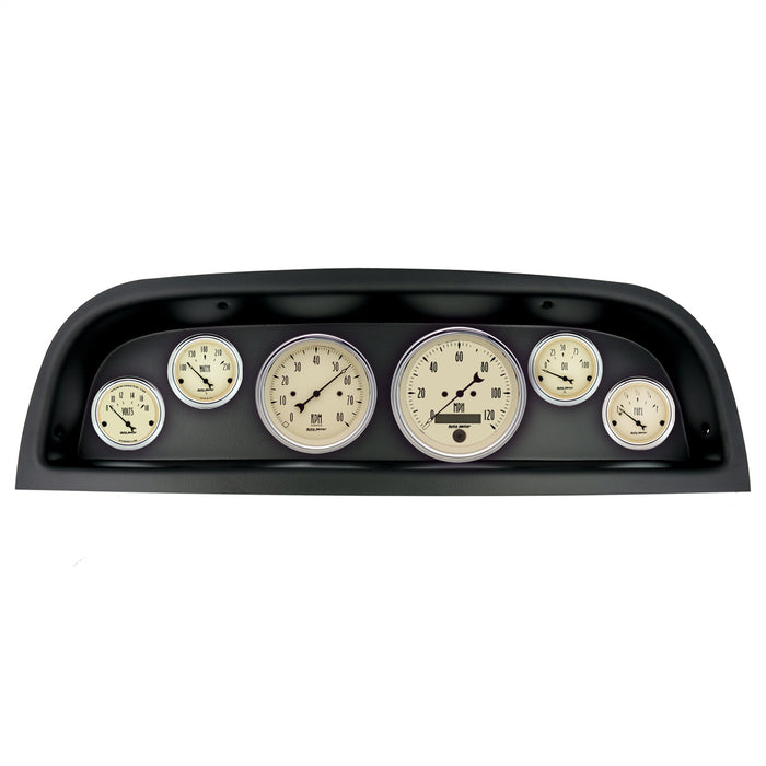 AutoMeter 2103-02 DIRECT FIT DASH KIT; (3 3/8in. X2; 2 1/16in. X4); CHEVROLET TRUCK 60-63; ANTIQUE - Truck Part Superstore