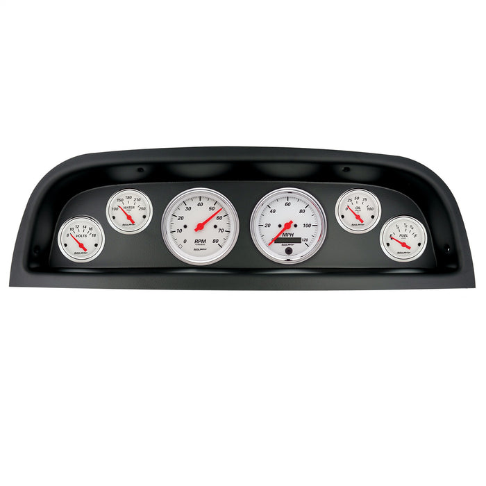AutoMeter 2103-03 DIRECT FIT DASH KIT; (3 3/8in. X2; 2 1/16in. X4); CHEVROLET TRUCK 60-63; ARCTIC - Truck Part Superstore