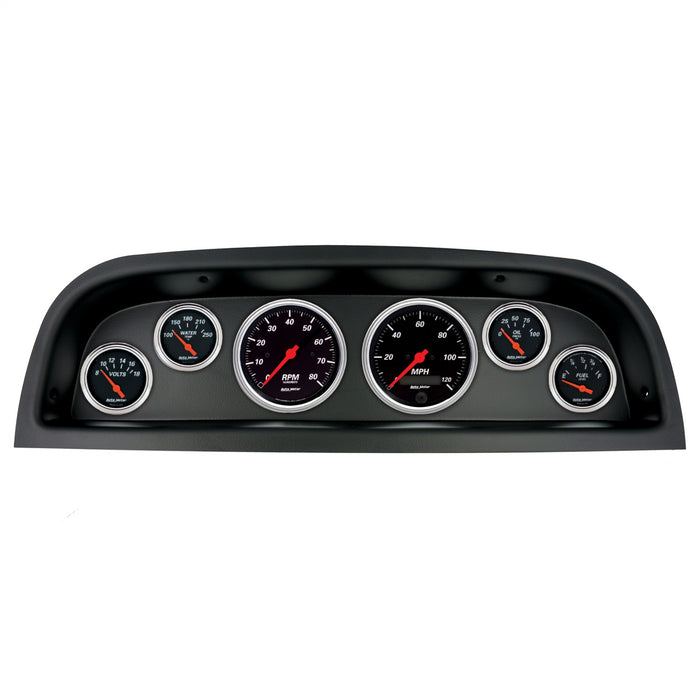 AutoMeter 2103-06 DIRECT FIT DASH KIT; (3 3/8in. X2; 2 1/16in. X4); CHEVROLET TRUCK 60-63; DESIGNE - Truck Part Superstore