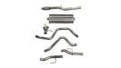 Corsa Performance 21034 2019+ Silverado Sierra 6.2L V8 3.0 Inch Dual Rear Exit Catback Exhaust System 157 Inch WB Corsa Performance - Truck Part Superstore