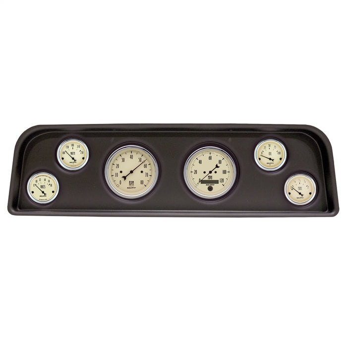 AutoMeter 2104-02 DIRECT FIT DASH KIT; (3 3/8in. x2; 2 1/16in. x4); GMC TRUCK C/K/SUBURBAN 60-66; - Truck Part Superstore