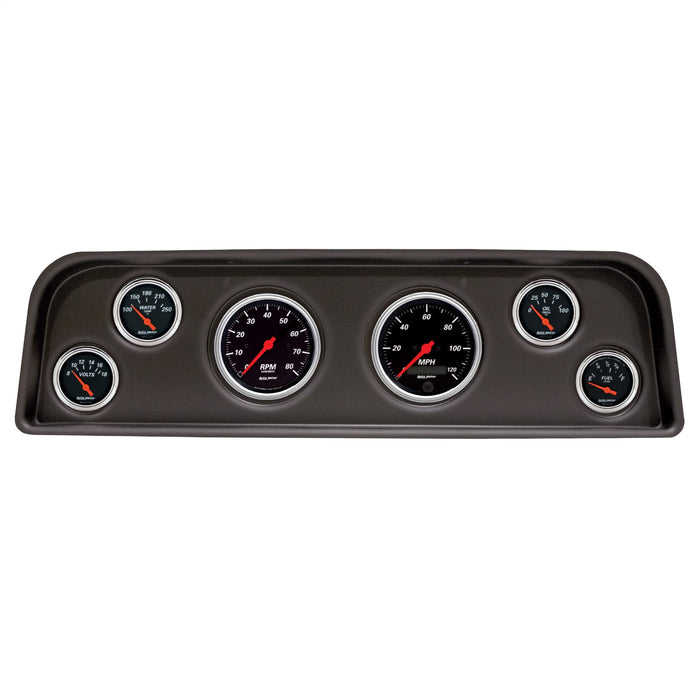 AutoMeter 2104-06 DIRECT FIT DASH KIT; (3 3/8in. x2; 2 1/16in. x4); GMC TRUCK C/K/SUBURBAN 60-66; - Truck Part Superstore