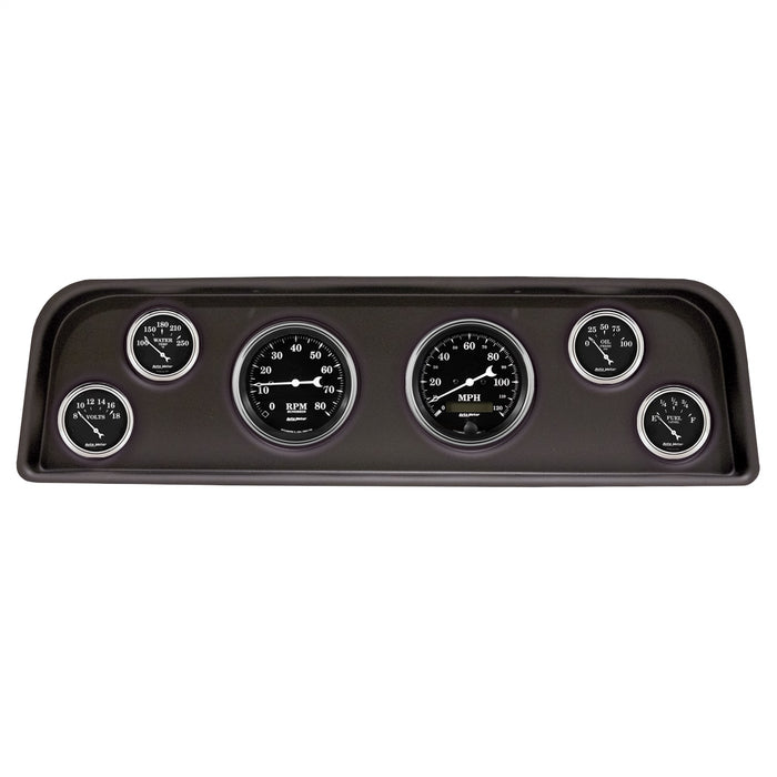 AutoMeter 2104-07 DIRECT FIT DASH KIT; (3 3/8in. x2; 2 1/16in. x4); GMC TRUCK C/K/SUBURBAN 60-66; - Truck Part Superstore