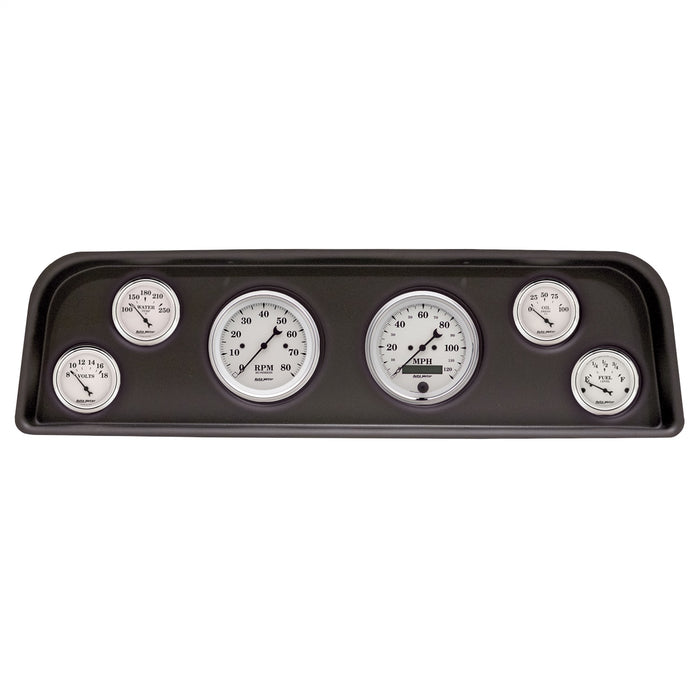 AutoMeter 2104-08 DIRECT FIT DASH KIT; (3 3/8in. x2; 2 1/16in. x4); GMC TRUCK C/K/SUBURBAN 60-66; - Truck Part Superstore