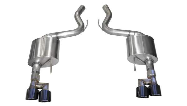 Corsa Performance 21041BLK 18-19 Ford Mustang GT 5.0L V8 Axle-Back Exhaust System Corsa Performance - Truck Part Superstore