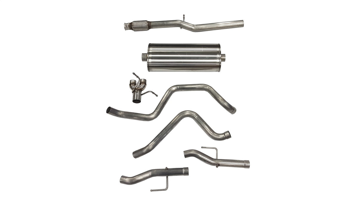 Corsa Performance 21043 3.0in. Cat-Back Dual Rear Exit - Truck Part Superstore