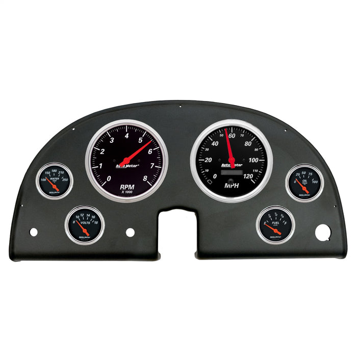 AutoMeter 2106-06 DIRECT FIT DASH KIT; (5in. X2; 2 1/16in. X4); CHEVROLET CORVETTE 63-67; DESIGNER - Truck Part Superstore