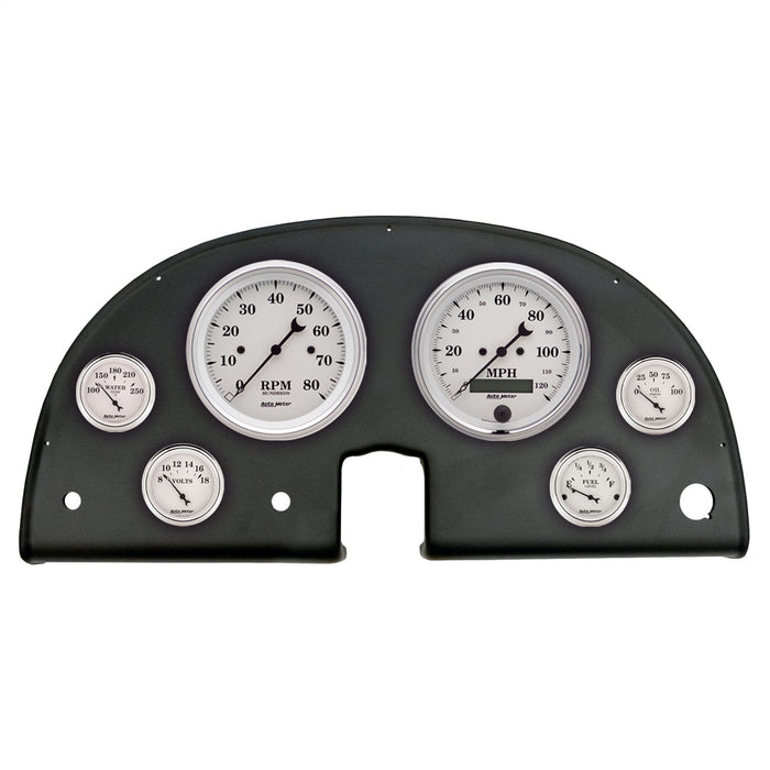 AutoMeter 2106-08 DIRECT FIT DASH KIT; (5in. X2; 2 1/16in. X4); CHEVROLET CORVETTE 63-67; OLD-TYME - Truck Part Superstore