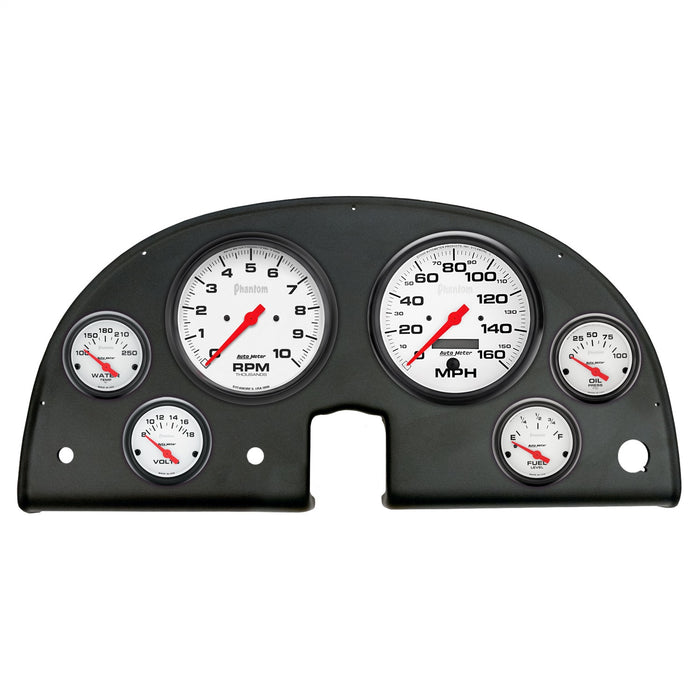 AutoMeter 2106-09 DIRECT FIT DASH KIT; (5in. X2; 2 1/16in. X4); CHEVROLET CORVETTE 63-67; PHANTOM - Truck Part Superstore