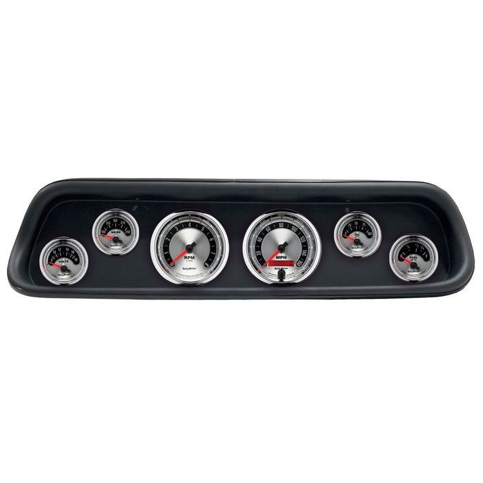 AutoMeter 2107-01 DIRECT FIT DASH KIT; (3 3/8in. X2; 2 1/16in. X4); FORD MUSTANG 64-65; AMERICAN M - Truck Part Superstore