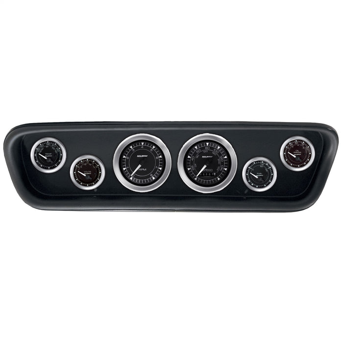 AutoMeter 2107-04 DIRECT FIT DASH KIT; (3 3/8in. X2; 2 1/16in. X4); FORD MUSTANG 64-65; CHRONO - Truck Part Superstore