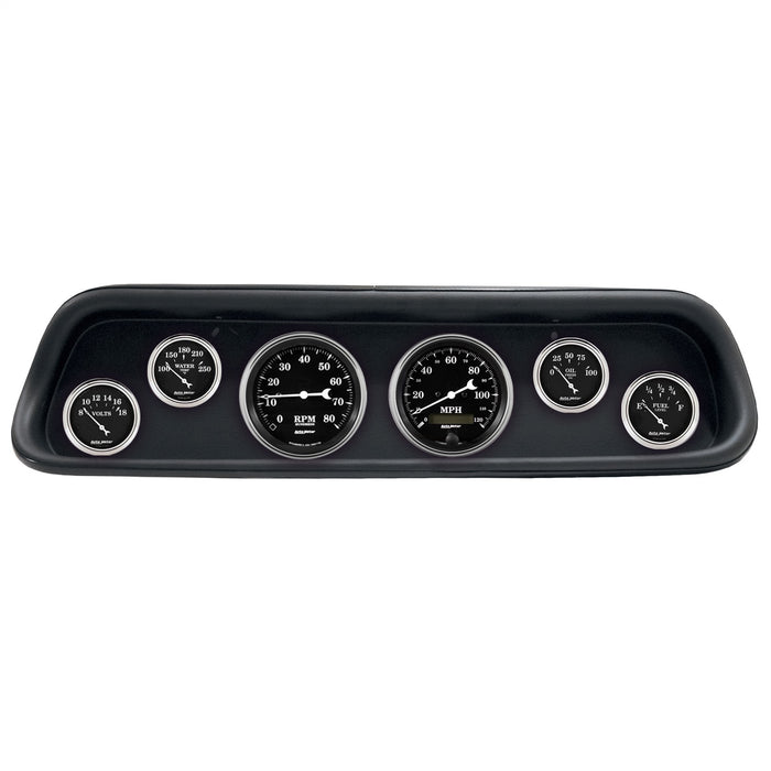 AutoMeter 2107-07 DIRECT FIT DASH KIT; (3 3/8in. X2; 2 1/16in. X4); FORD MUSTANG 64-65; OLD TYME B - Truck Part Superstore