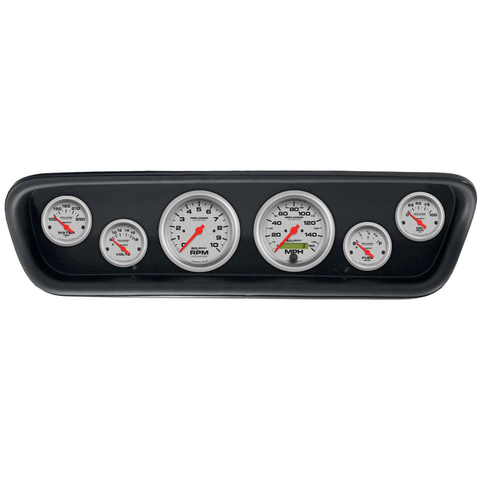 AutoMeter 2107-13 DIRECT FIT DASH KIT; (3 3/8in. X2; 2 1/16in. X4); FORD MUSTANG 64-65; ULTRA-LITE - Truck Part Superstore