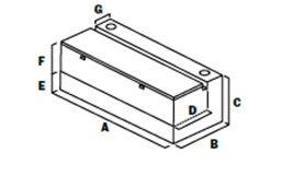 TrailFX 210751 75 Gal 48x27x24 Transfer Tank 48x18x15 Tool Chest W/Lockable Cap - Truck Part Superstore