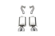 Corsa Performance 21077 3.0in. Axle-Back Dual Rear Exit with Twin 4.5in. Polished Pro Series Tips - Truck Part Superstore