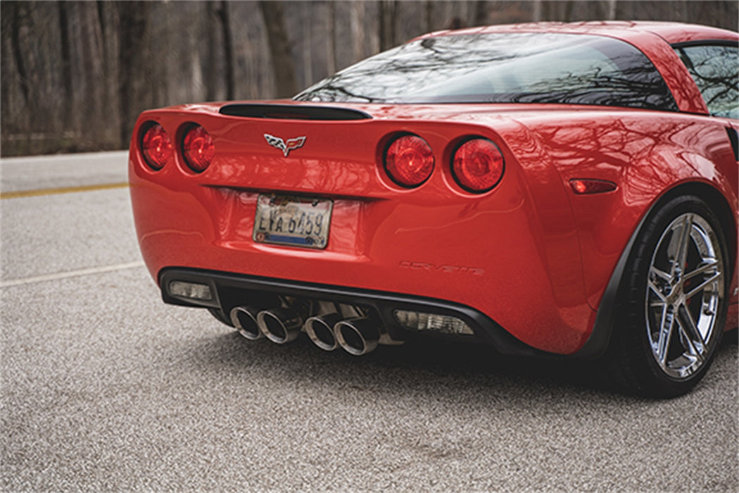 Corsa Performance 21077 3.0in. Axle-Back Dual Rear Exit with Twin 4.5in. Polished Pro Series Tips - Truck Part Superstore