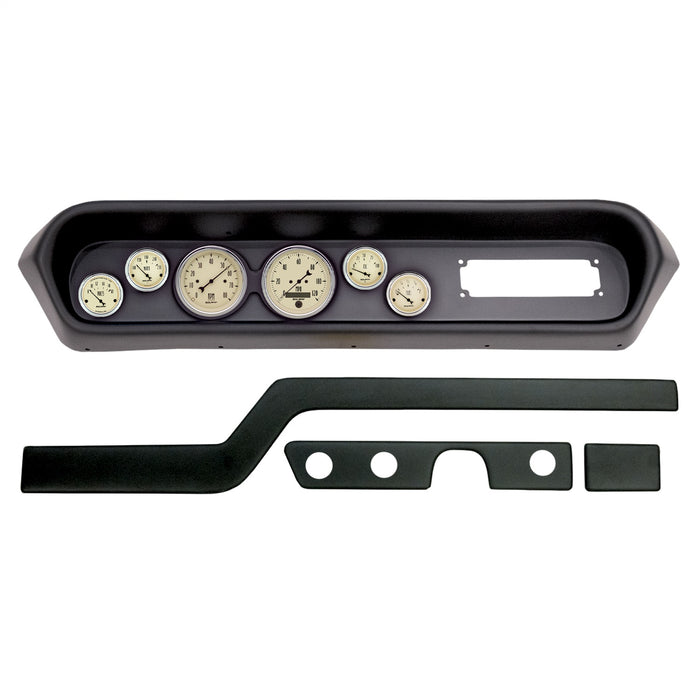 AutoMeter 2108-02 DIRECT FIT DASH KIT; (3 3/8in. X2; 2 1/16in. X4); PONTIAC GTO/LEMANS 64-65; ANTI - Truck Part Superstore