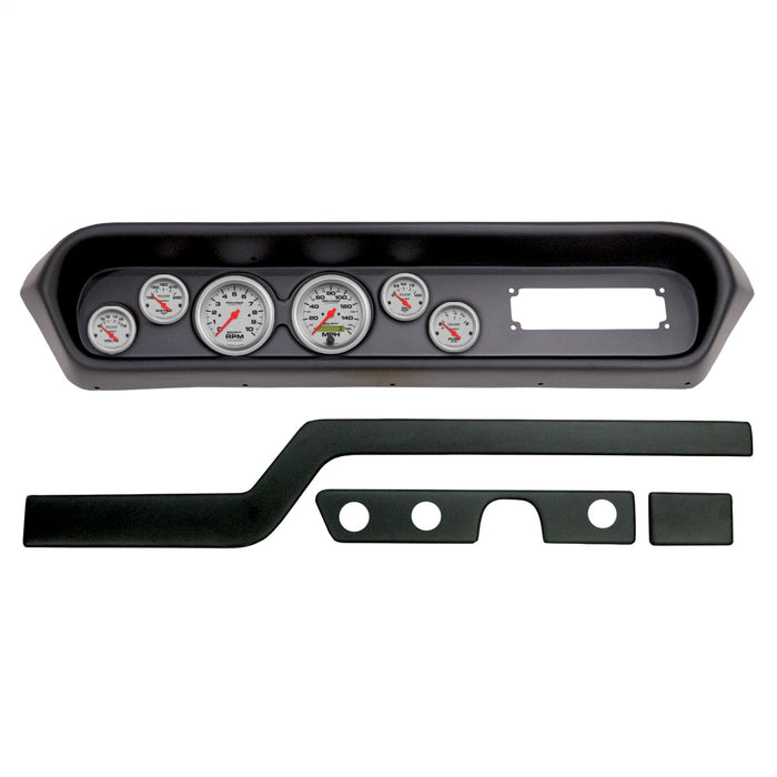 AutoMeter 2108-13 DIRECT FIT DASH KIT; (3 3/8in. X2; 2 1/16in. X4); PONTIAC GTO/LEMANS 64-65; ULTR - Truck Part Superstore
