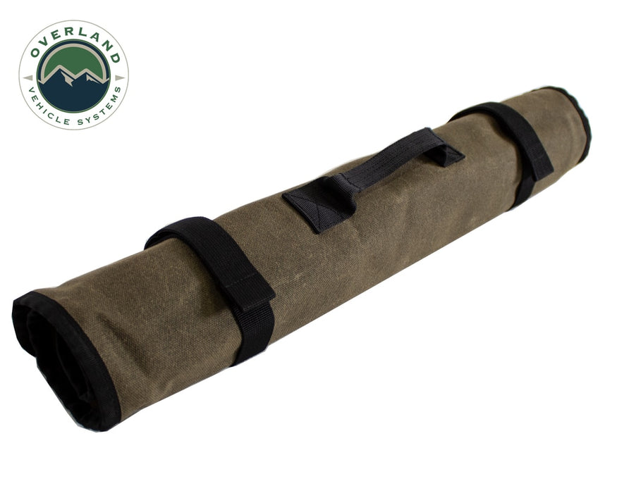Overland Vehicle Systems 21089941 Rolled Tool Bag Socket With Handle And Straps 16 Lb Waxed Canvas Universal Overland Vehicle Systems - Truck Part Superstore