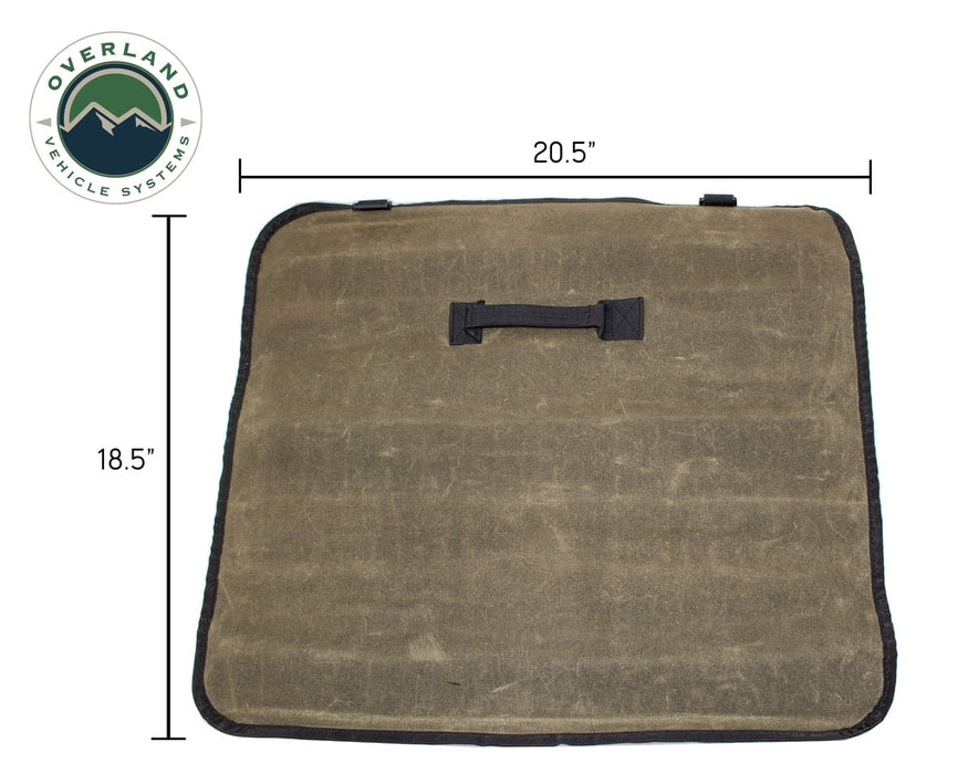 Overland Vehicle Systems 21089941 Rolled Tool Bag Socket With Handle And Straps 16 Lb Waxed Canvas Universal Overland Vehicle Systems - Truck Part Superstore