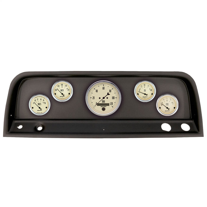 AutoMeter 2109-02 DIRECT FIT DASH KIT; (3 3/8in. X1; 2 1/16in. X4); CHEVROLET TRUCK 64-66; ANTIQUE - Truck Part Superstore