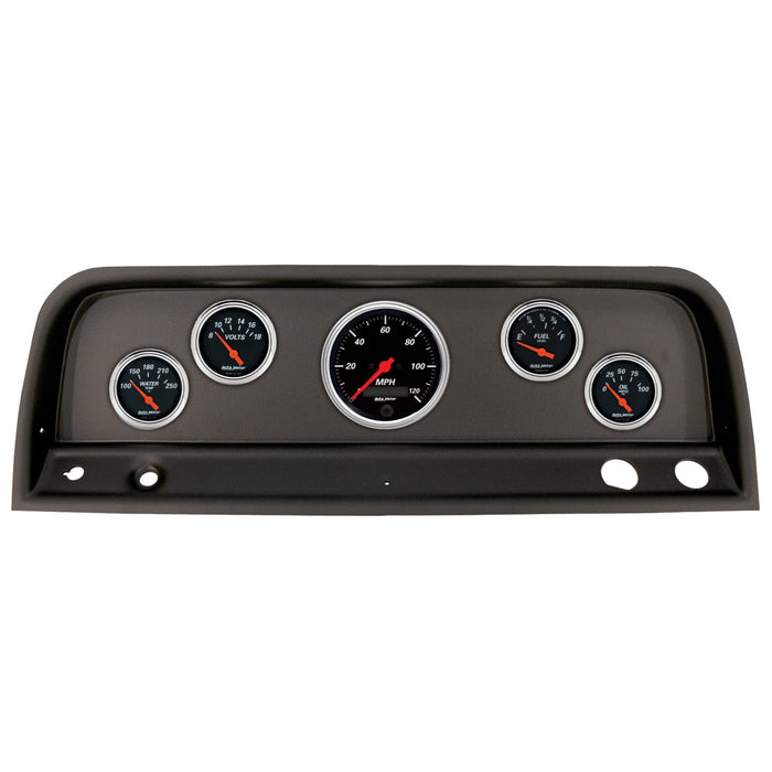 AutoMeter 2109-06 DIRECT FIT DASH KIT; (3 3/8in. X1; 2 1/16in. X4); CHEVROLET TRUCK 64-66; DESIGNE - Truck Part Superstore