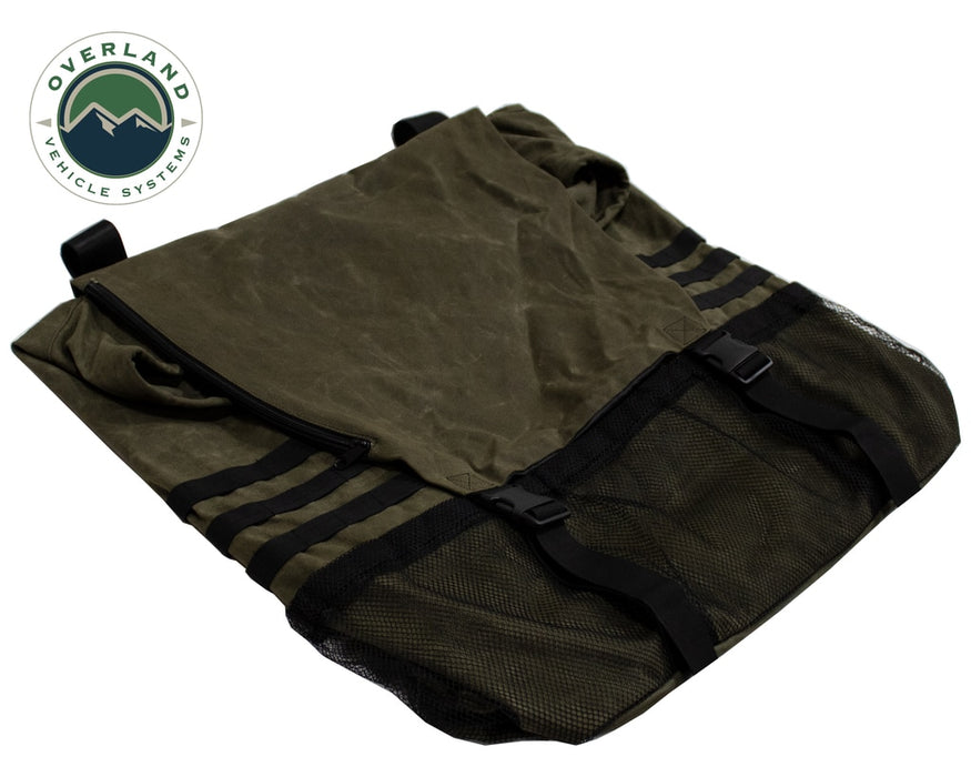 Overland Vehicle Systems 21099941 Extra Large Trash Bag Tire Mount 16 LB Waxed Canvas Universal Overland Vehicle Systems - Truck Part Superstore