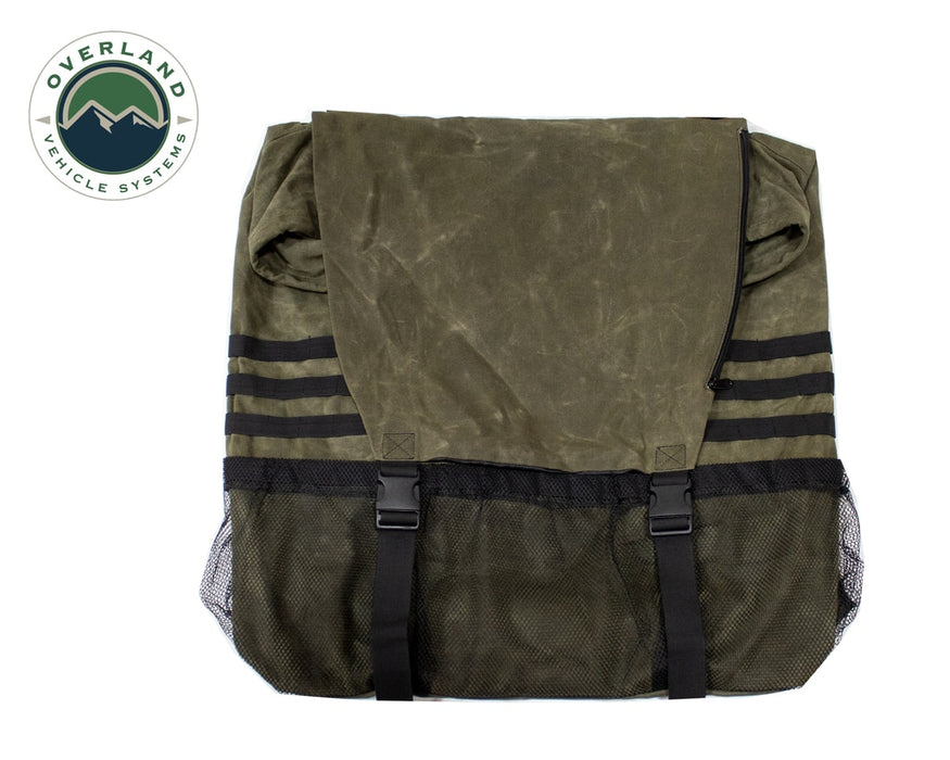 Overland Vehicle Systems 21099941 Extra Large Trash Bag Tire Mount 16 LB Waxed Canvas Universal Overland Vehicle Systems - Truck Part Superstore