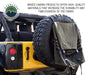 Overland Vehicle Systems 21099941 Extra Large Trash Bag Tire Mount 16 LB Waxed Canvas Universal Overland Vehicle Systems - Truck Part Superstore
