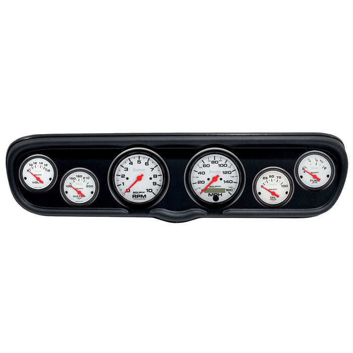 AutoMeter 2110-09 DIRECT FIT DASH KIT; (3 3/8in. X2; 2 1/16in. X4); FORD MUSTANG 66; PHANTOM - Truck Part Superstore