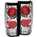 Anzo USA 211029 Tail Light Assembly; Clear Lens; Chrome Housing; Pair; - Truck Part Superstore