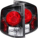 Anzo USA 211033 Tail Light Assembly; Clear/Red Lens; Carbon Housing; 3D Style; Pair; - Truck Part Superstore