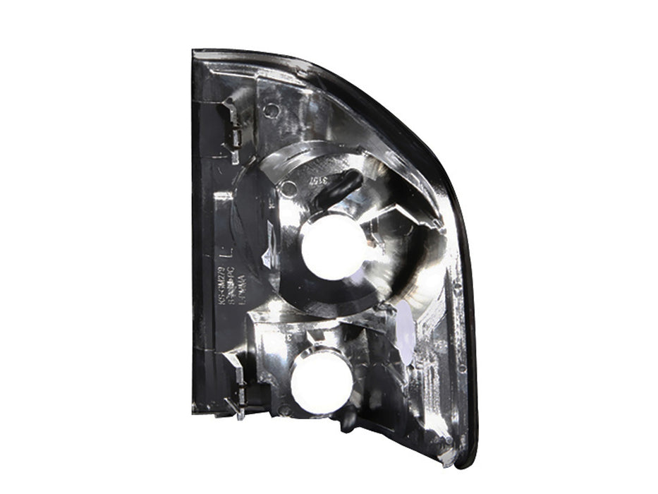 Anzo USA 211034 Tail Light Assembly; Clear/Red Lens; Black Housing; 3D Style; Pair; - Truck Part Superstore