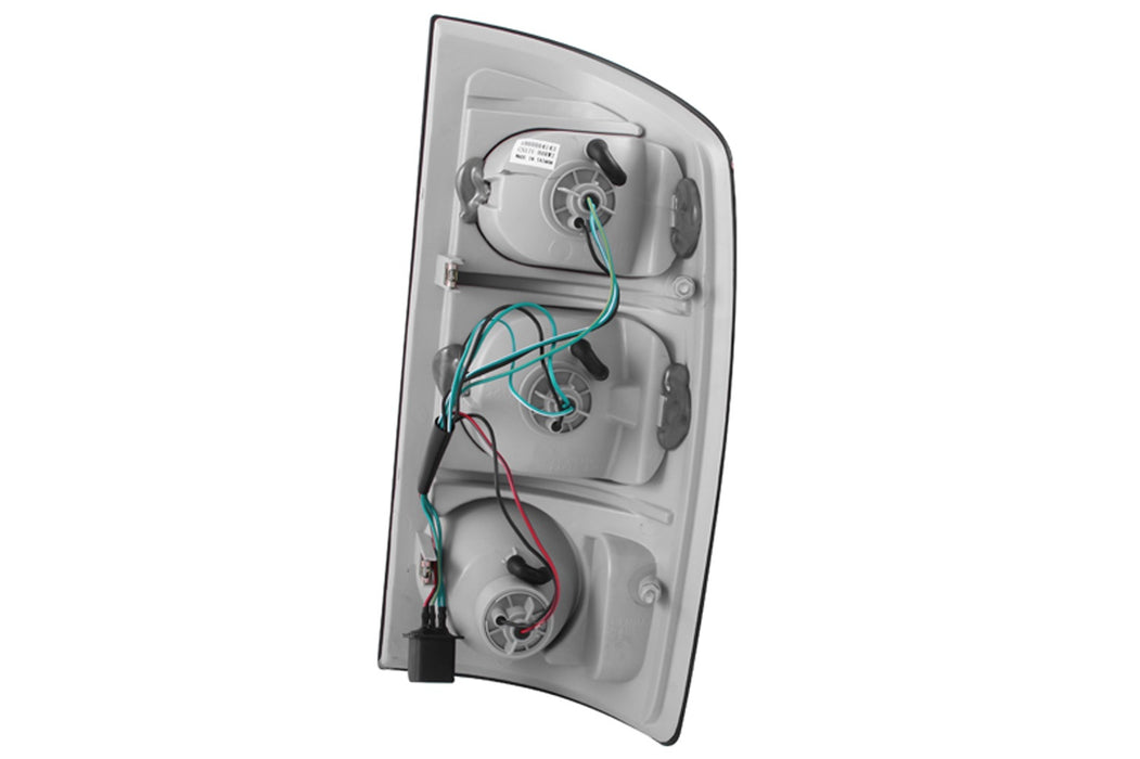 Anzo USA 211044 Tail Light Assembly; Clear/Red Lens; Carbon Housing; Pair; - Truck Part Superstore