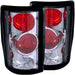 Anzo USA 211049 Tail Light Assembly; Clear Lens; Chrome Housing; Pair; - Truck Part Superstore