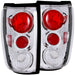 Anzo USA 211055 Tail Light Assembly; Clear Lens; Chrome Housing; Pair; - Truck Part Superstore
